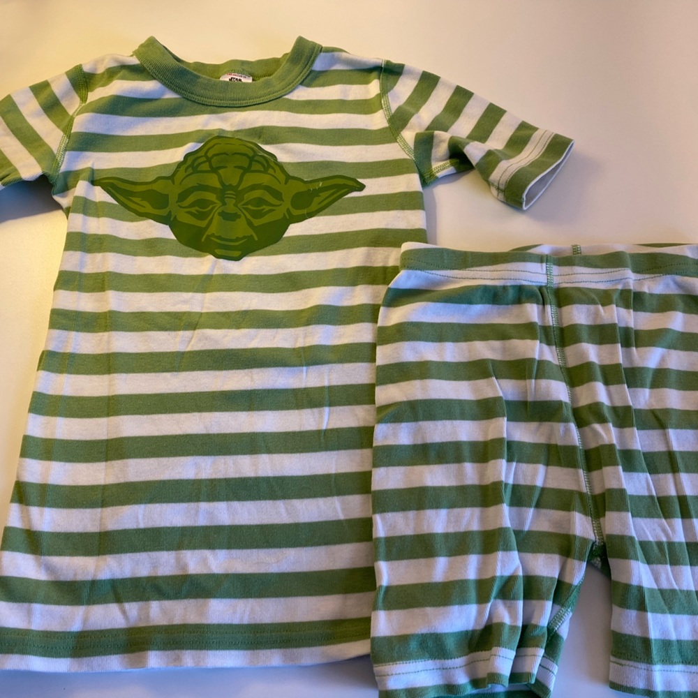 Hanna Andersson Yoda Short Pajama Set 140(10)